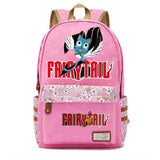 Anime Fairy Tail Backpack Canvas Casual Packsack Schoolbag