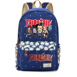 Anime Fairy Tail Backpack Canvas Casual Packsack Schoolbag