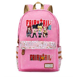 Anime Fairy Tail Backpack Canvas Casual Packsack Schoolbag