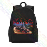 Knight Rider Symbol Car Large Capacity Backpack