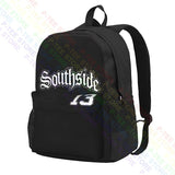 South Side 13 Jersey Cholo Chicano Latino Large Capacity Backpack