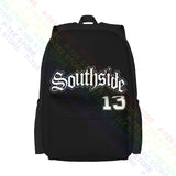 South Side 13 Jersey Cholo Chicano Latino Large Capacity Backpack