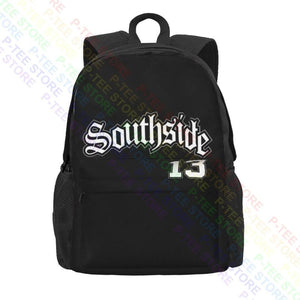 South Side 13 Jersey Cholo Chicano Latino Large Capacity Backpack