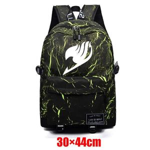 Anime Fairy Tail Backpack Schoolbag Teenager High Fabric Packsack Mochila
