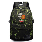 Anime Cuphead Unisex Schoolbag Casual High Fabric Backpack