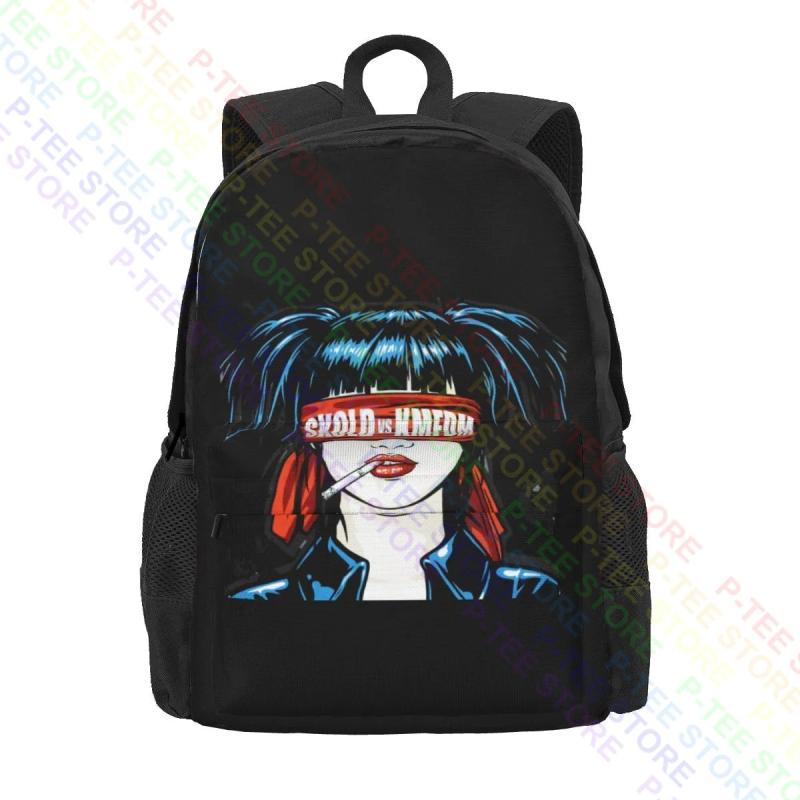 Skold Vs. Kmfdm Large Backpack Gym Tote Bag