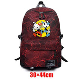 Cuphead Packsack Teenager Zipper Fabric Backpack Schoolbag Unisex