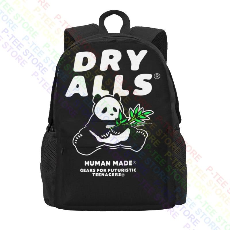 Dry Alls Panda Bear Large Capacity Backpack Gym Tote Bag