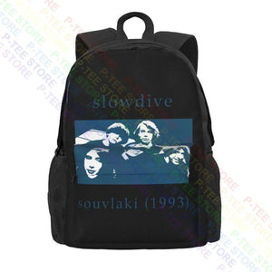 Vintage Slowdive Souvlaki 1993 Large Capacity Backpack