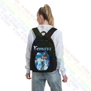 Yemaya Orisha Ocean Goddess Large Capacity Backpack