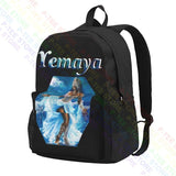 Yemaya Orisha Ocean Goddess Large Capacity Backpack
