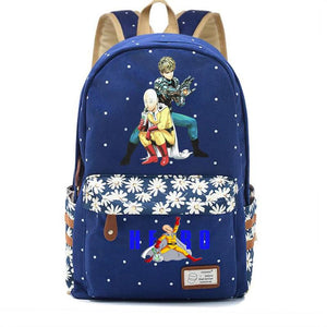 One Punch Man Backpack Unisex Student Schoolbag Casual Packsack Mochila