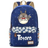 Anime Totoro Casual Backpack Canvas Student Schoolbag Packsack