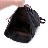 Vintage Canvas Backpack Rucksack Men Student Daypack School Travel Hiking