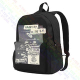 Sex Pistols-Anarchy In The Uk-100 Club Punk Vintage Backpack