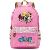 Anime Seven Deadly Sins Teen Backpack Student Schoolbag High Knapsack