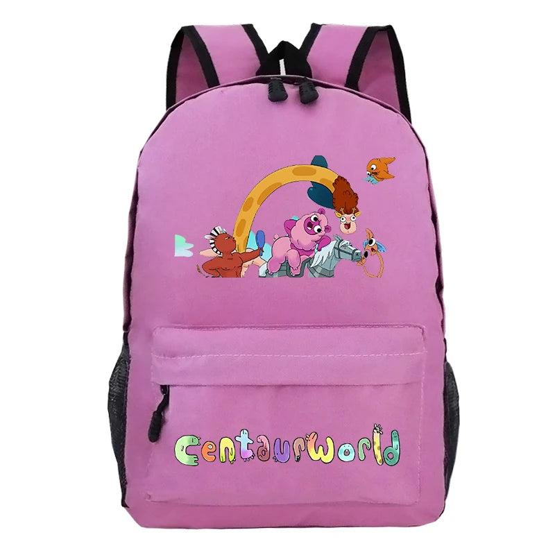 Students Schoolbag Centaurworld Backpack for Girls Boys Teens Travel Knapsack