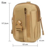 Camo Tactical Waist Bag Military Pack Outdoor Pouches Case Pocket