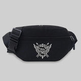 Canvas Outdoor Skull Print Chest Bag Waist Pack