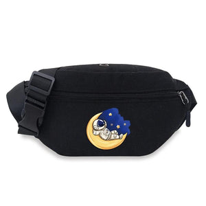 Canvas Shoulder Travel Motorcycle Bag Waist Bag Ladies Men Outdoor Fanny Pack