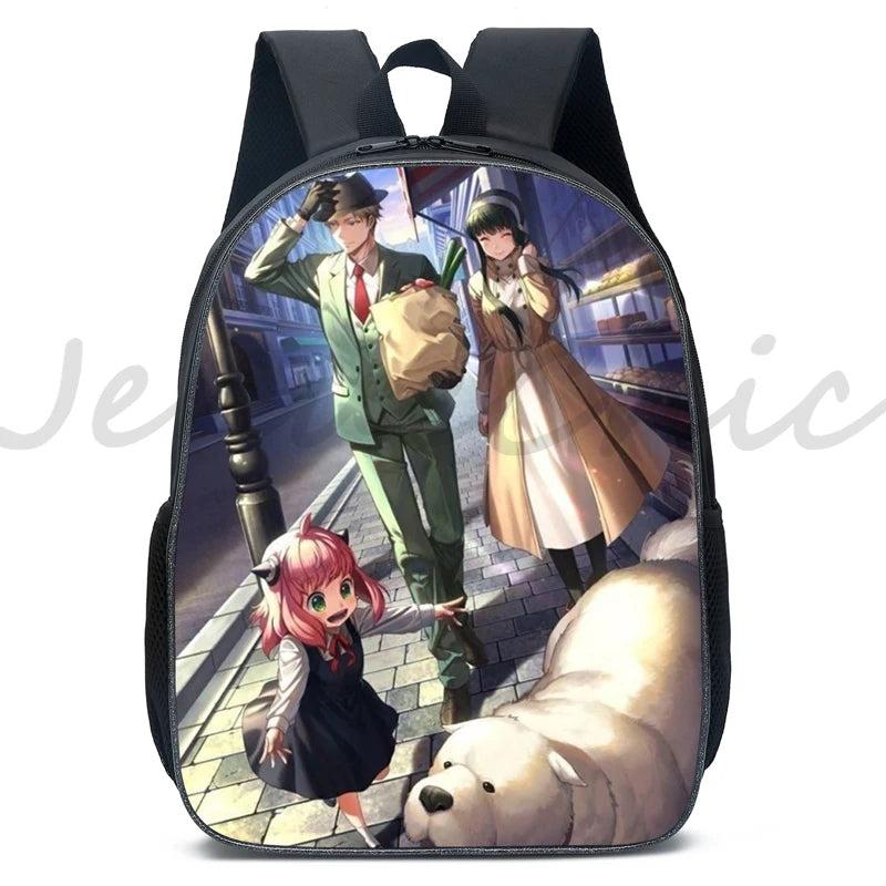 Kids Anime Spy X Family Kindergarten Backpack Toddler Mochila Boys Girls Rucksac
