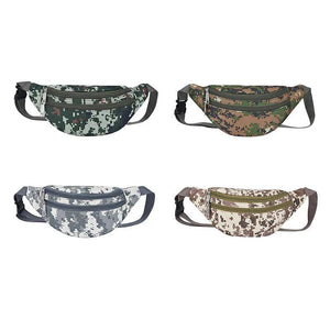 Camouflage Men Waist Pack Male Waist Belt Bags Durable Fanny Canvas Hip Bum Spor