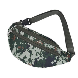 Camouflage Men Waist Pack Male Waist Belt Bags Durable Fanny Canvas Hip Bum Spor