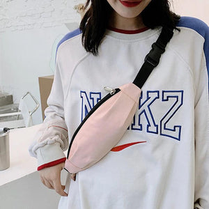 Solid Travel Bag Chest Pack Money Waist Bag