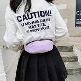 Solid Travel Bag Chest Pack Money Waist Bag