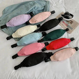 Solid Travel Bag Chest Pack Money Waist Bag