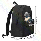 Funny Snorlax Dreaming Backpack School Multi-function