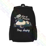 Funny Snorlax Dreaming Backpack School Multi-function