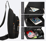 Men's Waterproof Chest Bag Crossbody Messenger Satchel Bolso Hombre