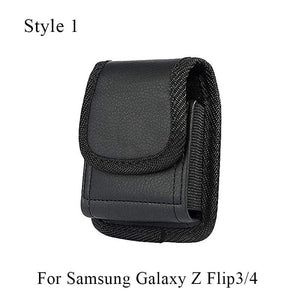 Men Belt Bag Flip Case Phone Pouch Waist Bag Oxford Cloth Pouch