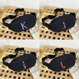 Men Waist Bag 26 Letter Crossbody Gym Sports Mini Shoulder Chest Phone Wallet