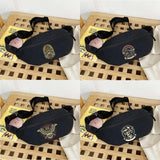 Men Chest Bag Waist Packs Backpack Canvas Outdoor Sports Mobile Phone Waist Bag