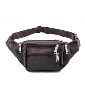 Waterproof Waist Bag Fanny Pack for Men with Zipper Pockets