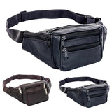 Waterproof Waist Bag Fanny Pack for Men with Zipper Pockets