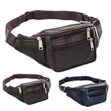 Waterproof Waist Bag Fanny Pack for Men with Zipper Pockets