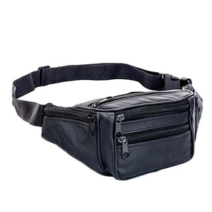 Waterproof Waist Bag Fanny Pack for Men with Zipper Pockets