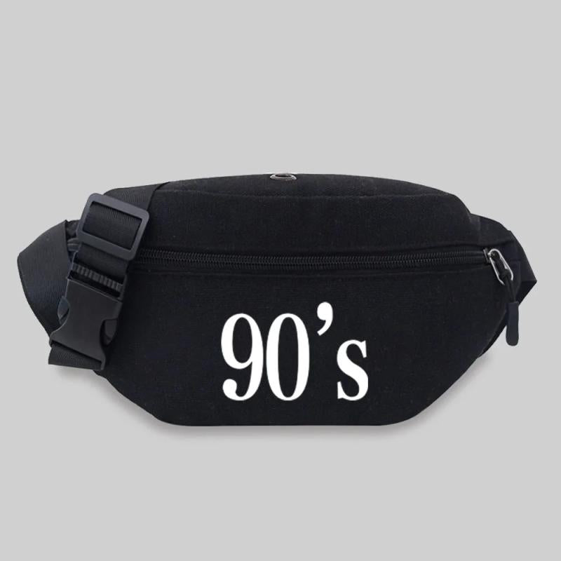 Canvas Waist Bag Men Women Shoulder Messenger and Phone Holder