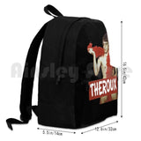 Louis Theroux Waterproof Hiking Backpack - Weird Documentary Young