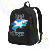 King Of The North Scotland Backpack Hot Gym Tote Bag