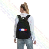French Team Soccer Jersey Backpack School Large Capacity