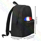 French Team Soccer Jersey Backpack School Large Capacity