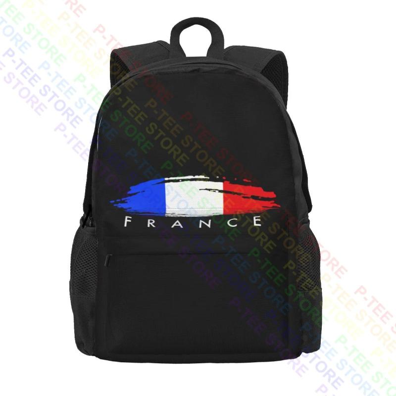 French Team Soccer Jersey Backpack School Large Capacity