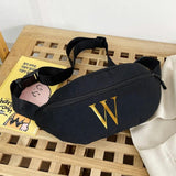 Waist Bag Mini Storage Crossbody Shoulder Pack 26 Letter Print