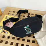 Samurai Print Chest Backpack Waist Bag for Men