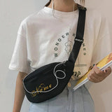 Custom Name Waist Pack Shoulder Bag Messenger Bag Outdoor Sports Chest Bag