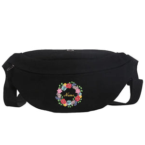 Personalized Name Waist Bag Jogging Belt Pouch Fanny Pack